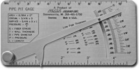 Pipe Depth Gauge - Inch or Metric